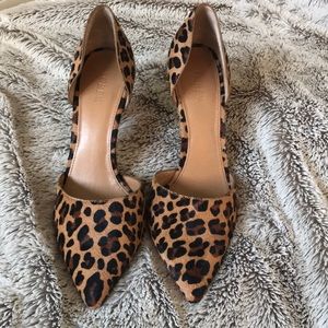 J Crew Leopard heels